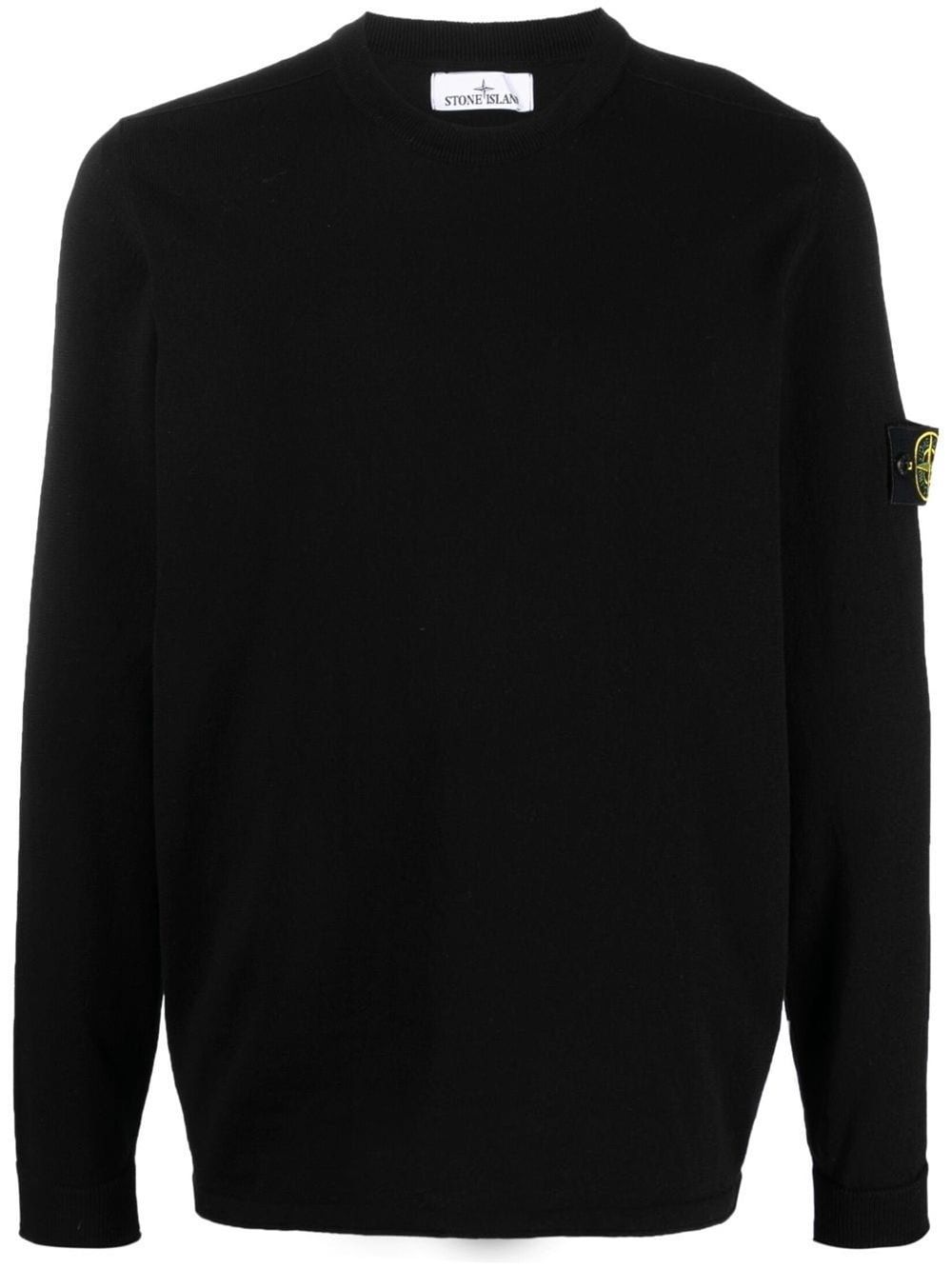 Stone Island Sweaters Black Cotton