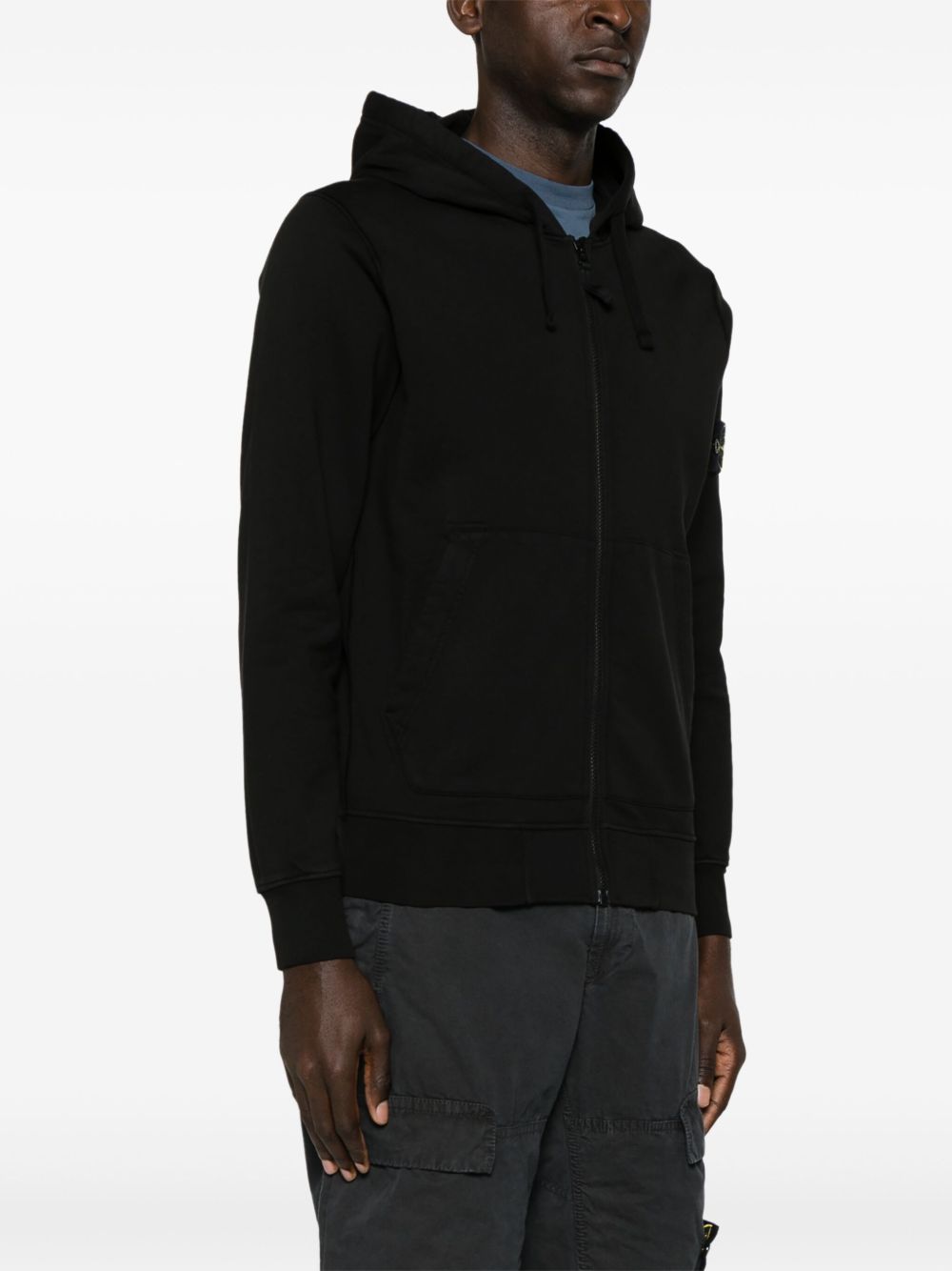 Stone Island Sweaters Black Cotton