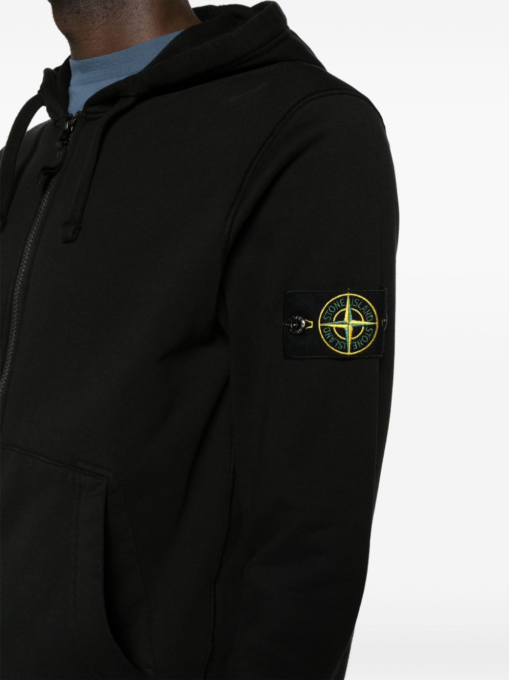 Stone Island Sweaters Black Cotton