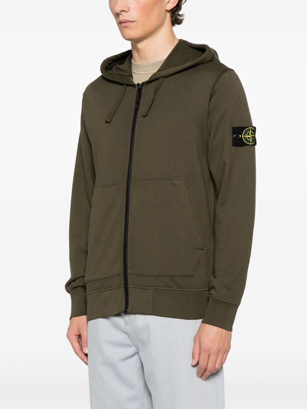 Stone Island Sweaters Green Cotton
