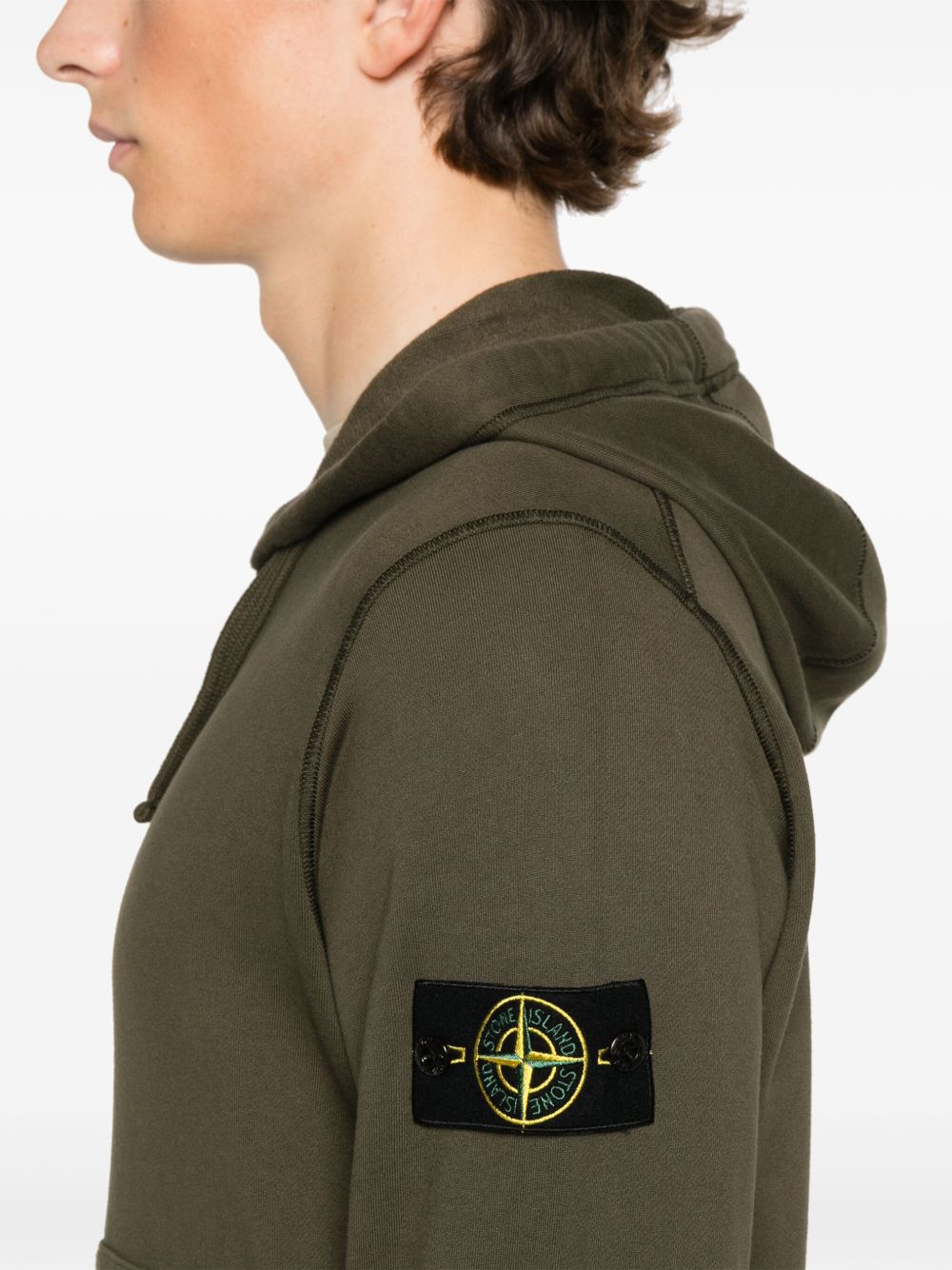 Stone Island Sweaters Green Cotton