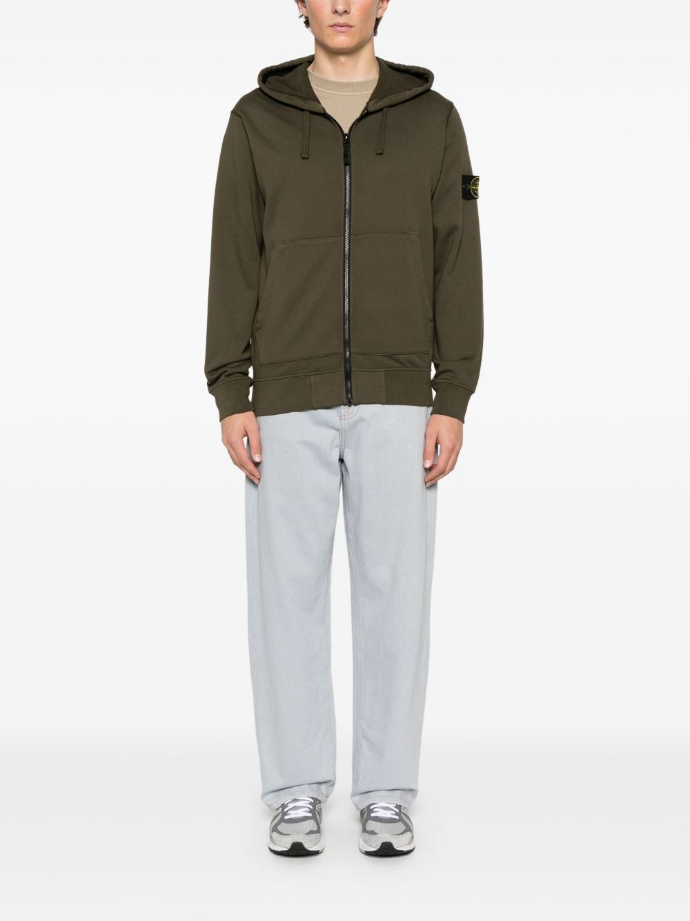 Stone Island Sweaters Green Cotton