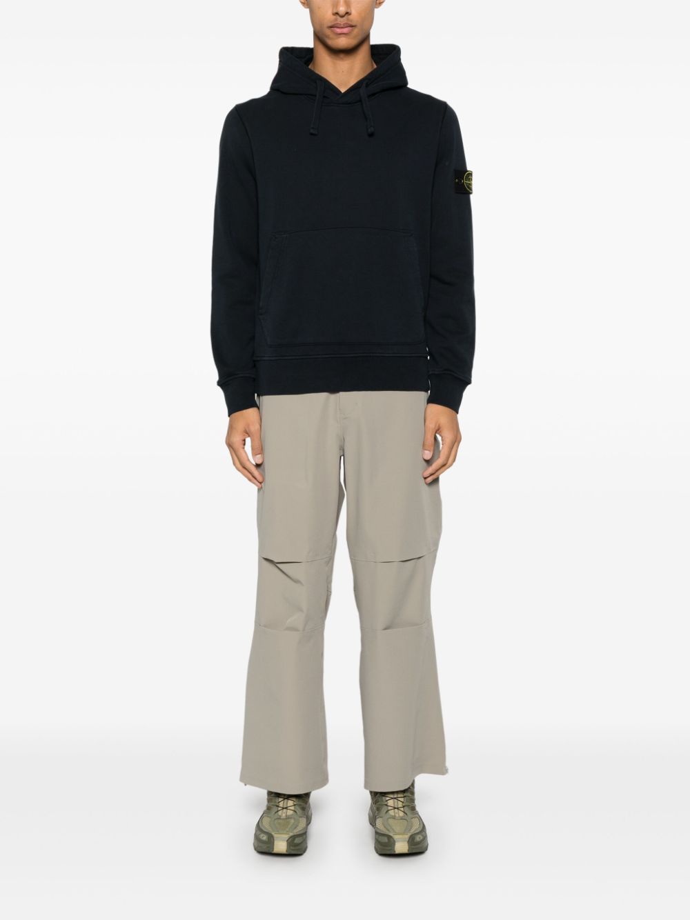 Stone Island Sweaters Blue Cotton