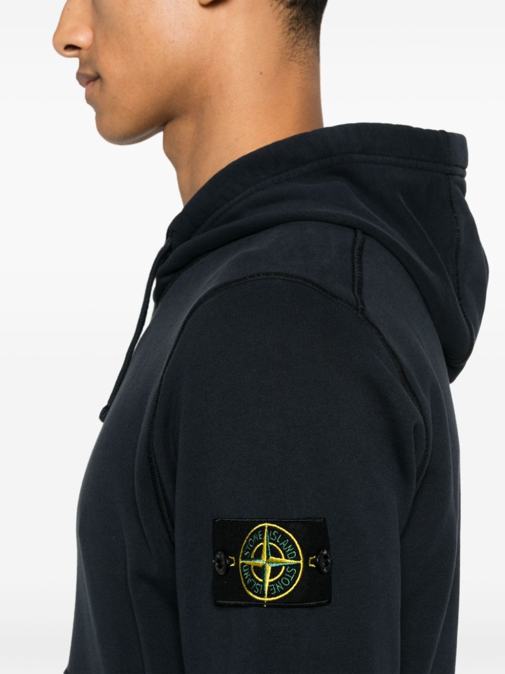 Stone Island Sweaters Blue Cotton