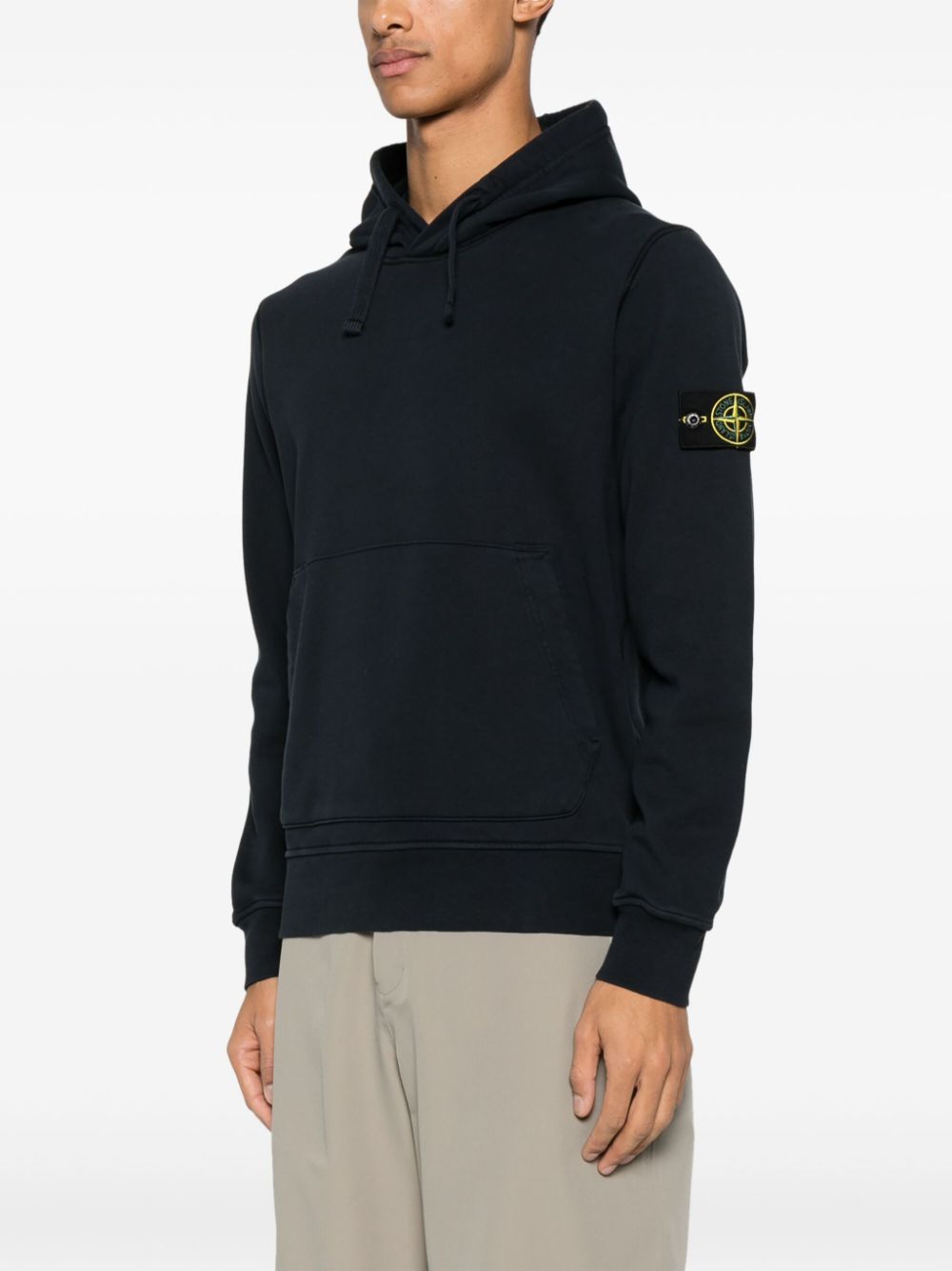 Stone Island Sweaters Blue Cotton