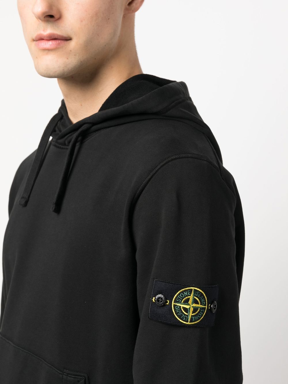 Stone Island Sweaters Black Cotton