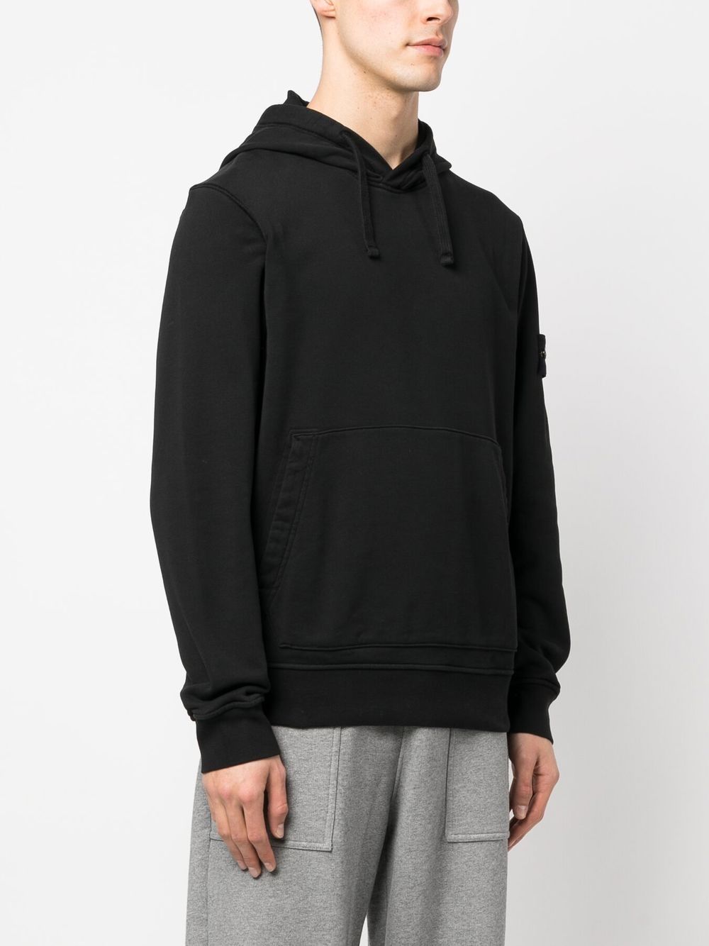 Stone Island Sweaters Black Cotton