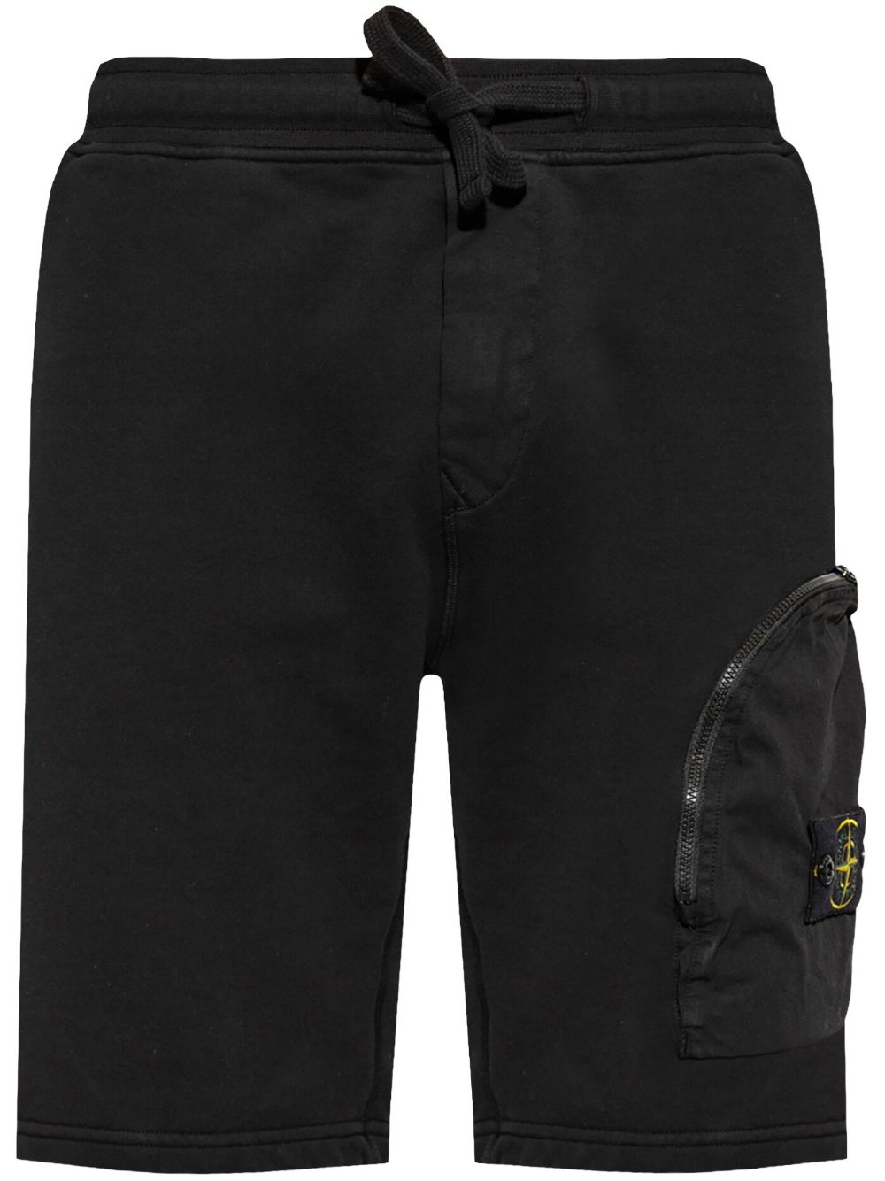 Stone Island Shorts Black Cotton