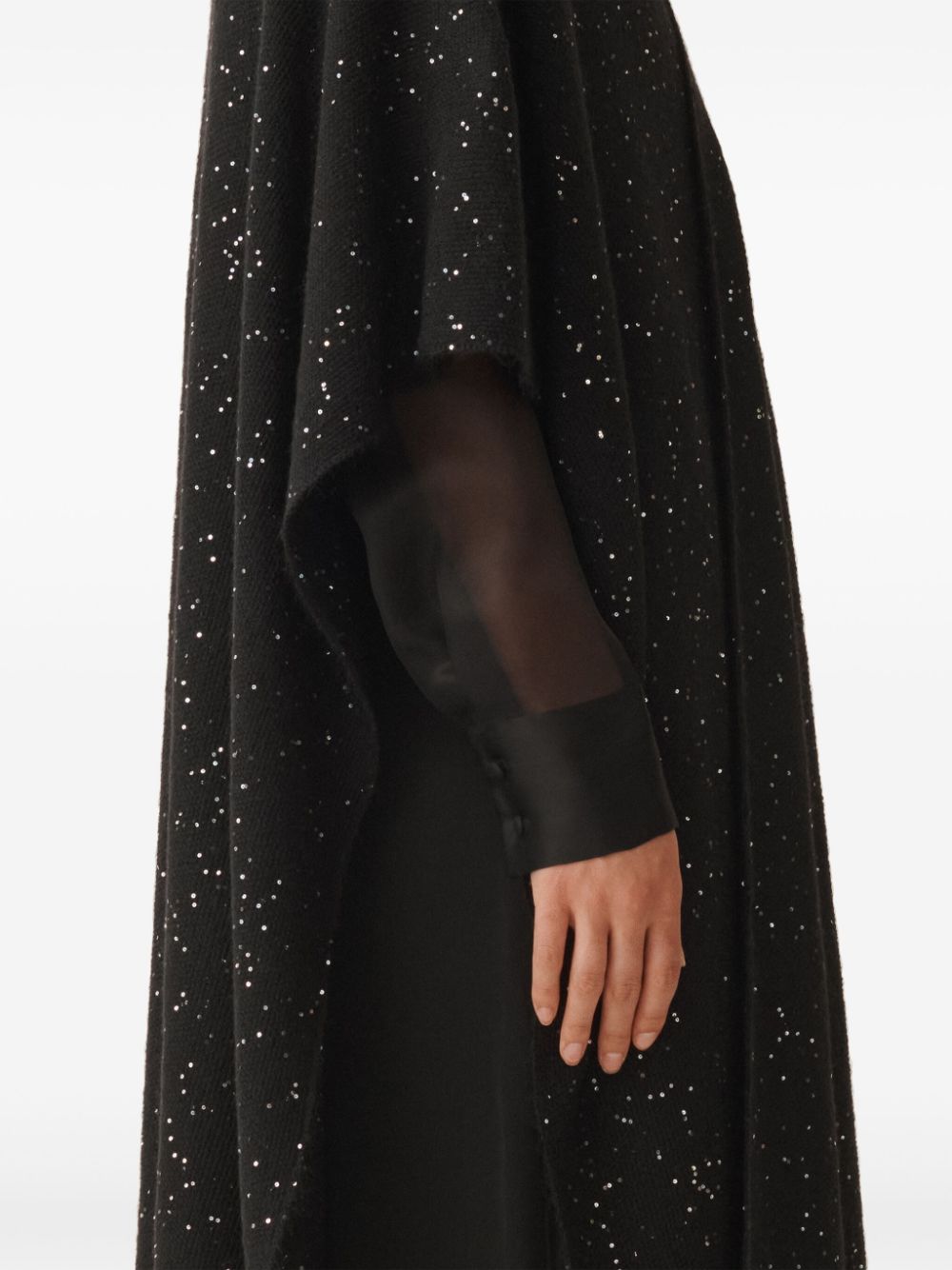 Fabiana Filippi Jackets Black Polyamide Mohair
