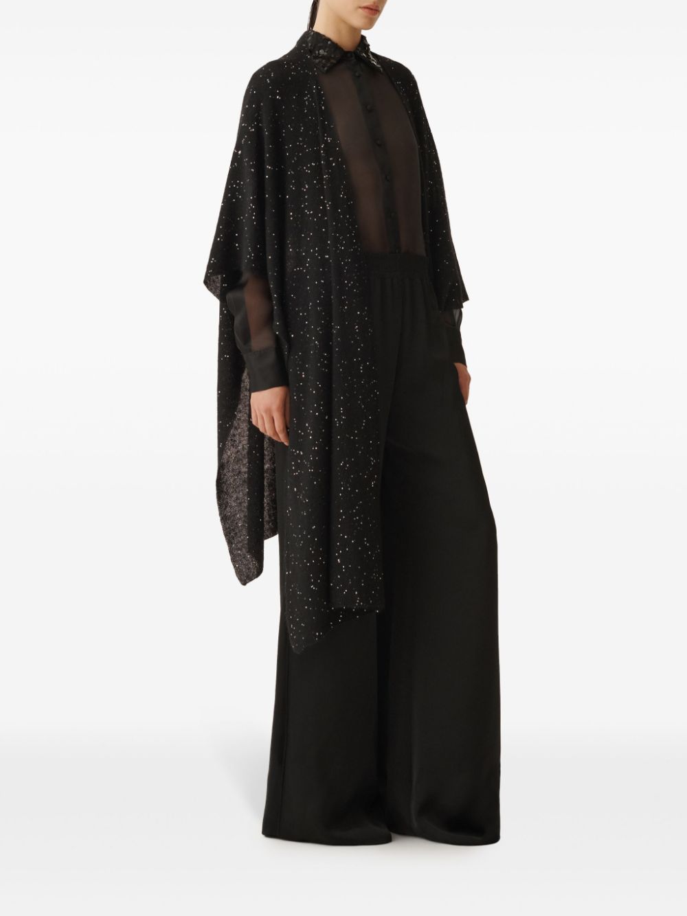 Fabiana Filippi Jackets Black Polyamide Mohair