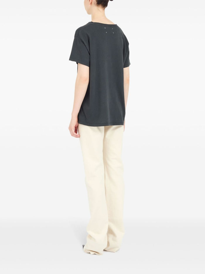 Maison Margiela T-Shirts And Polos Black Cotton