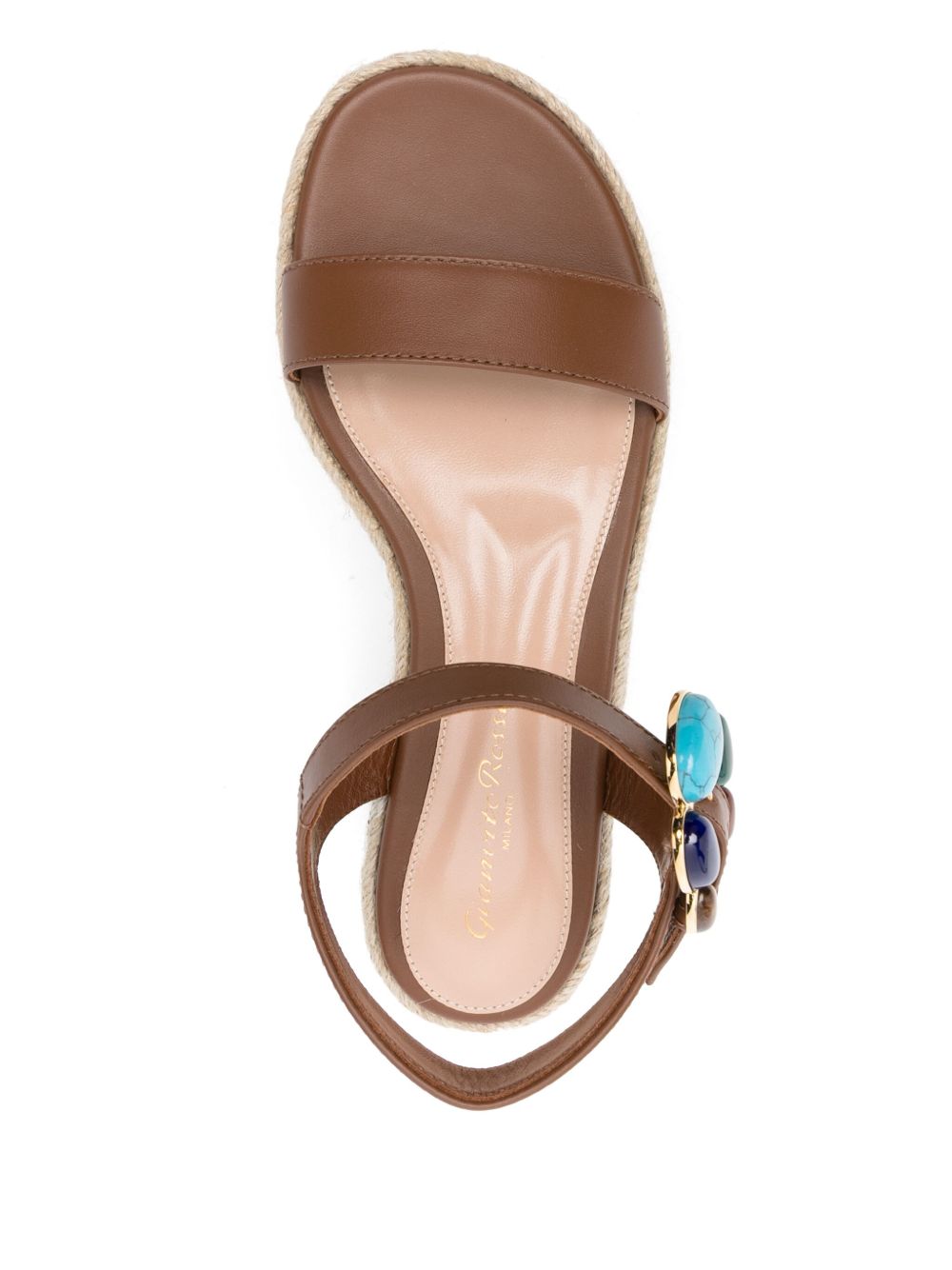 Gianvito Rossi Sandals Leather Brown Calf