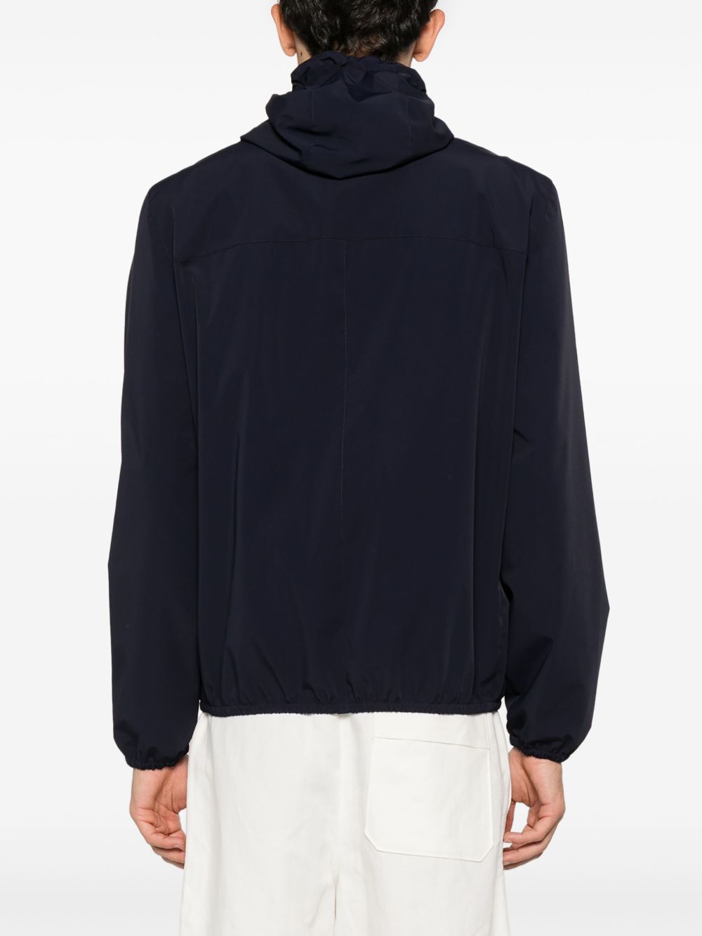 Brunello Cucinelli Coats Blu Polyamide Elastane