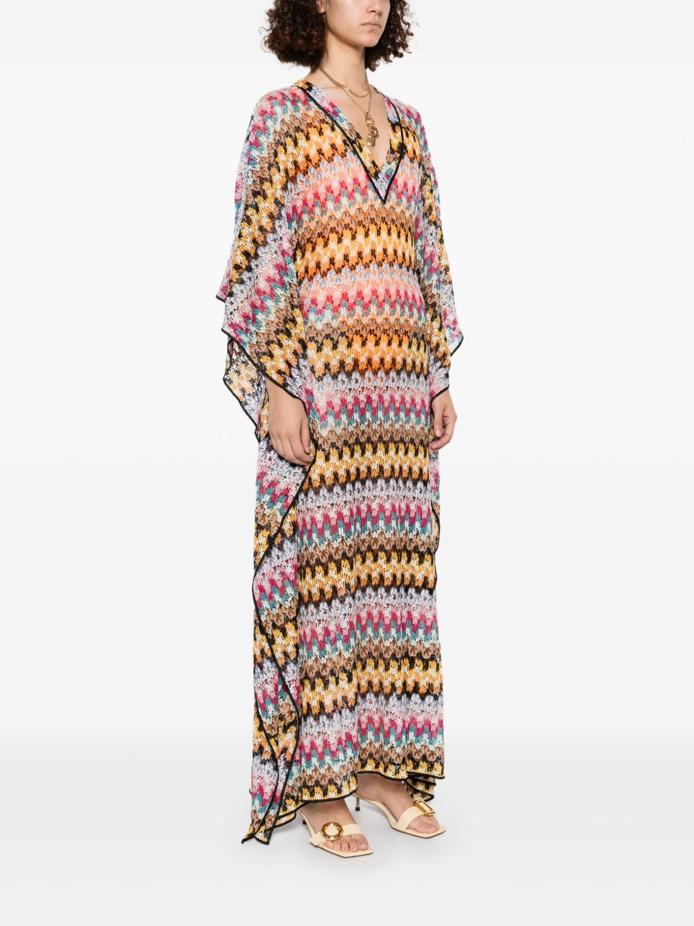 Missoni Beachwear Pre Sea Clothing Black Viscose Metallic Fiber