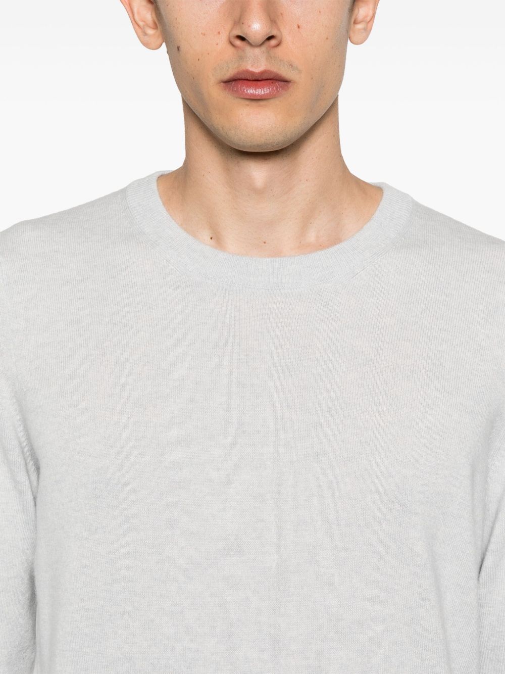 Brunello Cucinelli Sweaters Grigio Chiaro Cashmere