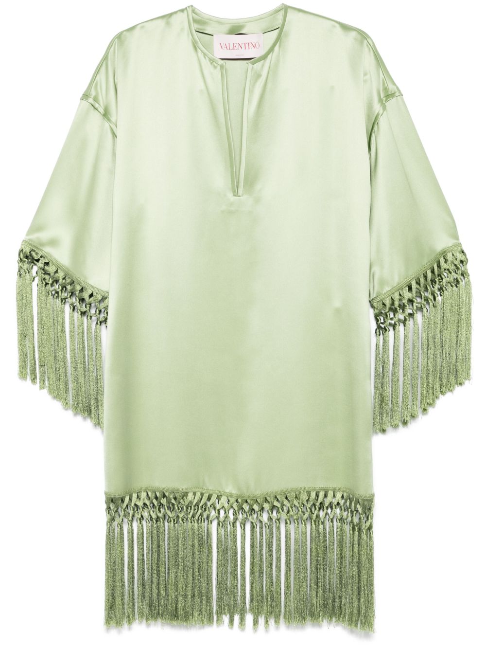 Valentino Dresses Green Silk