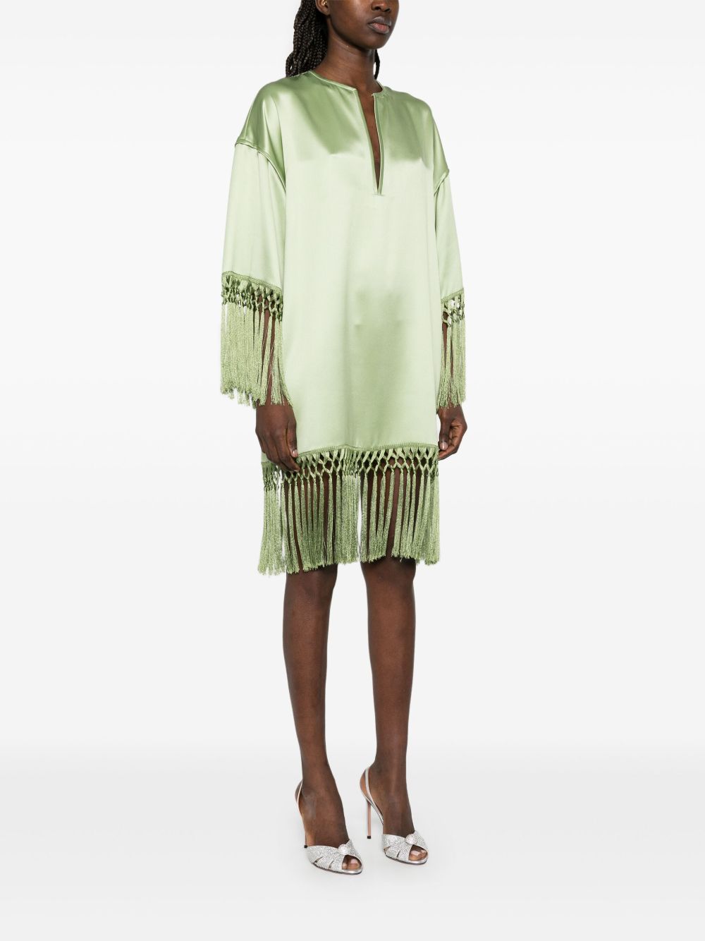 Valentino Dresses Green Silk