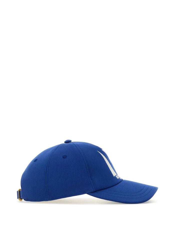 Valentino Garavani Hats Blue Cotton
