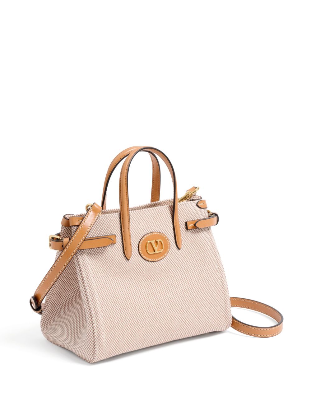Valentino Garavani Bags Leather Brown Canvas