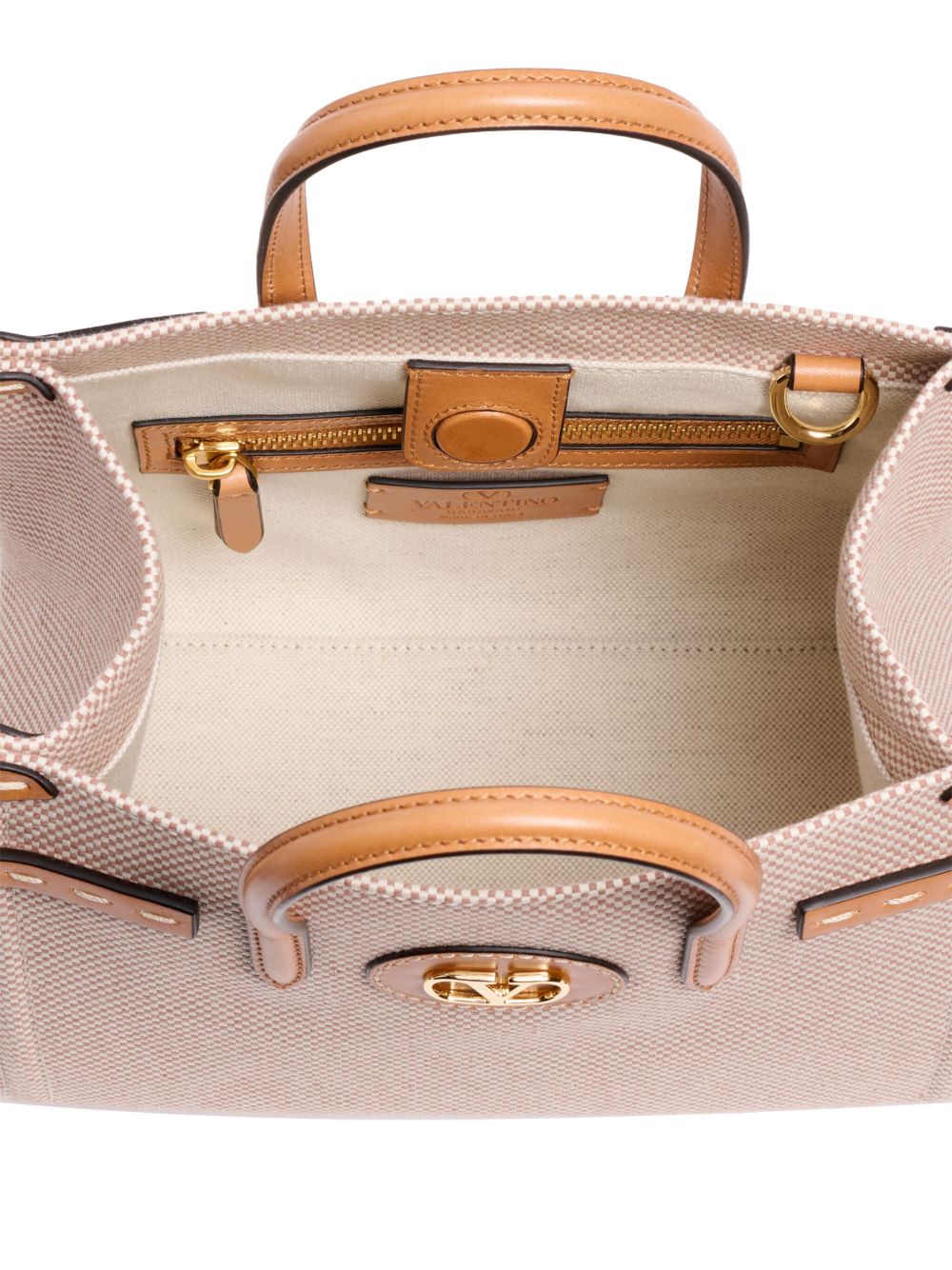 Valentino Garavani Bags Leather Brown Canvas