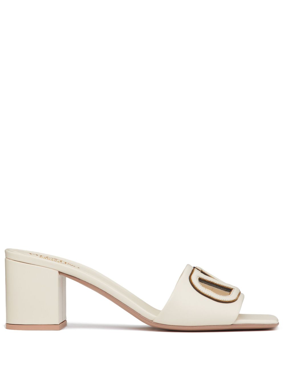 Valentino Garavani Sandals Ivory Calf Leather