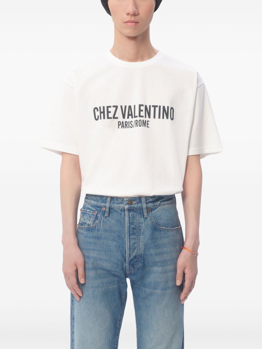 Valentino T-Shirts And Polos Ivory Cotton