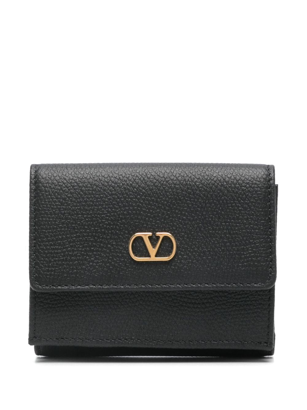 Valentino Garavani Wallets Black Calf Leather