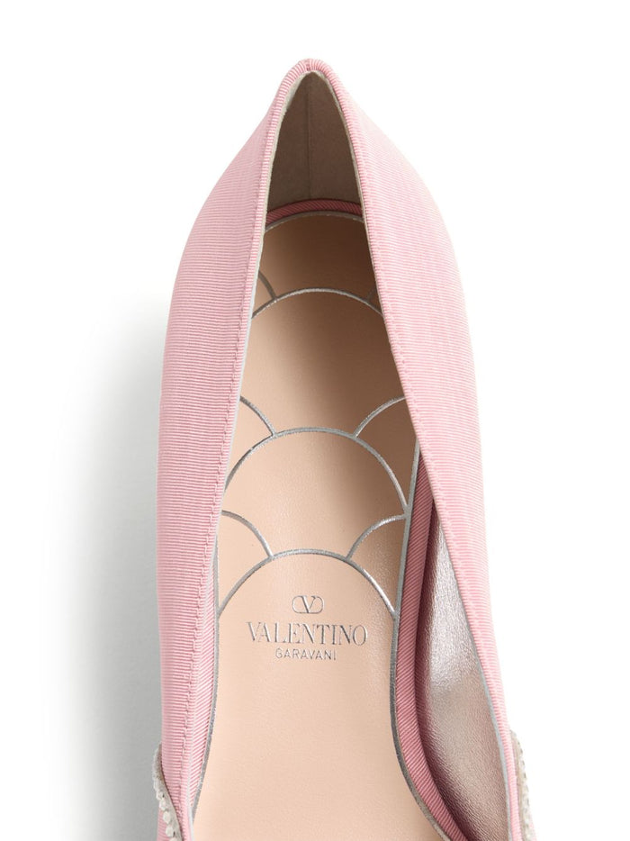 Valentino Garavani With Heel Pink Calf Leather