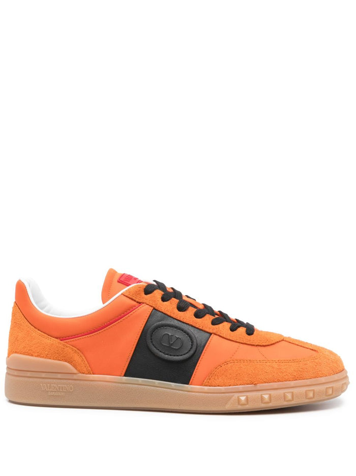 Valentino Garavani Sneakers Orange Calf Leather