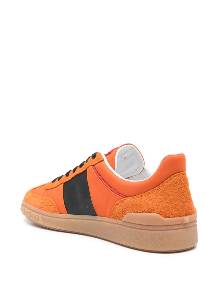 Valentino Garavani Sneakers Orange Calf Leather