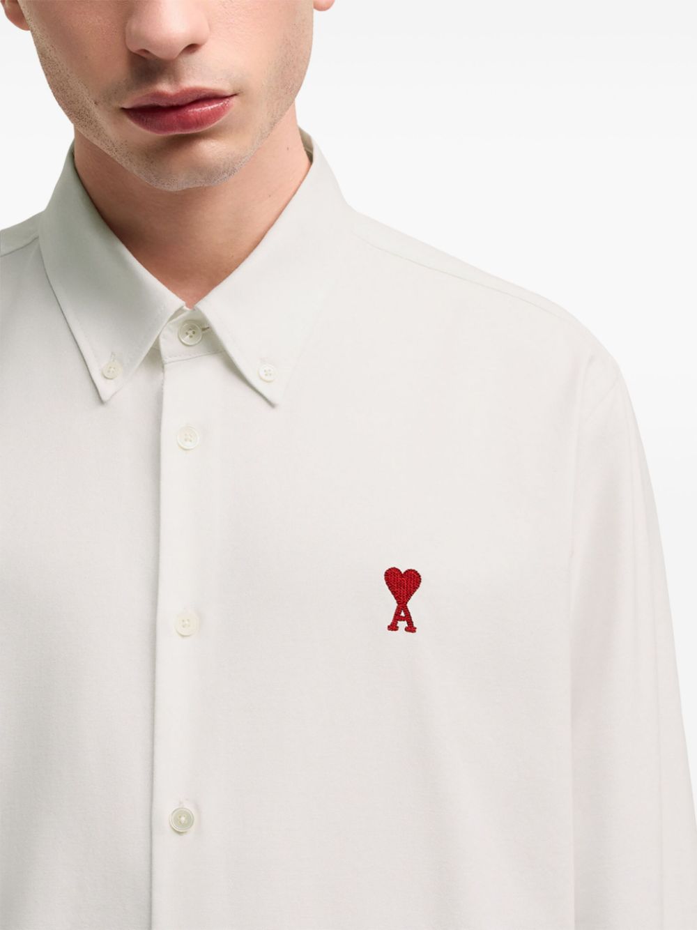 Ami Paris Shirts White Cotton