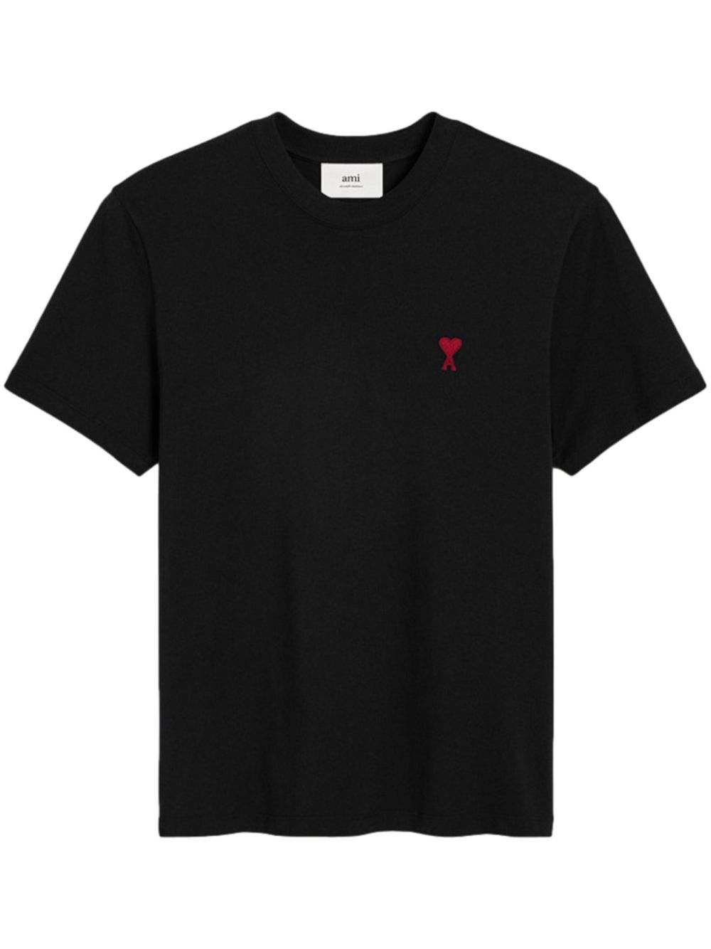 Ami Paris T-shirts and Polos Black Cotton