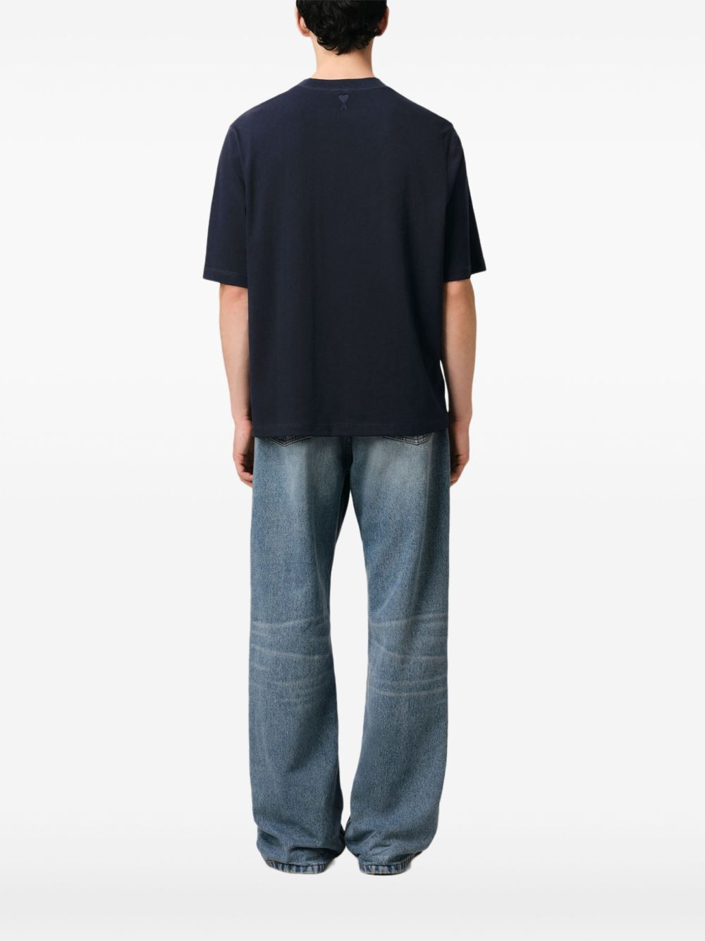 Ami Paris T-Shirts And Polos Blue Cotton