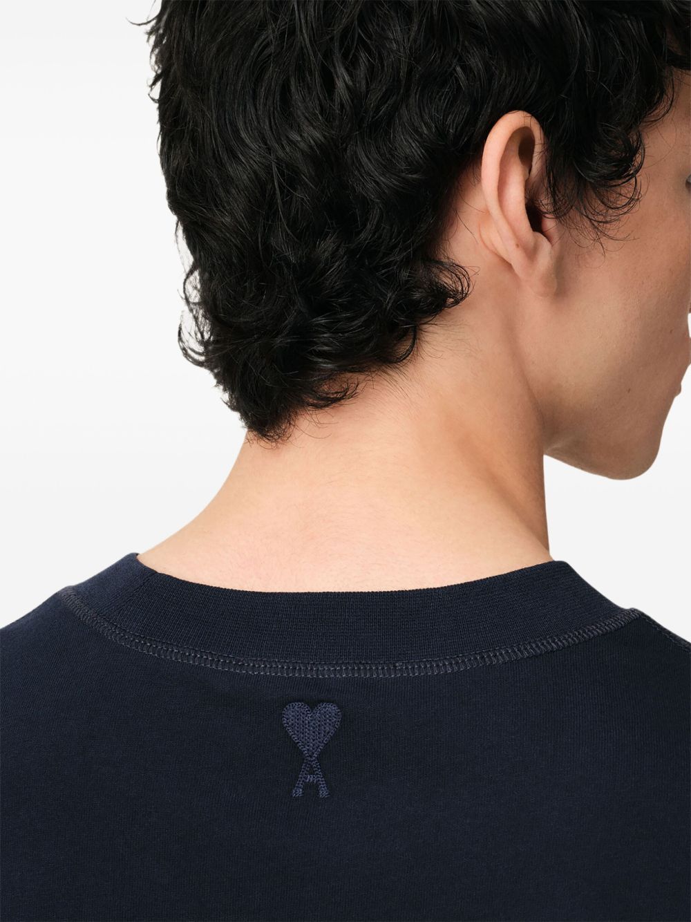 Ami Paris T-Shirts And Polos Blue Cotton