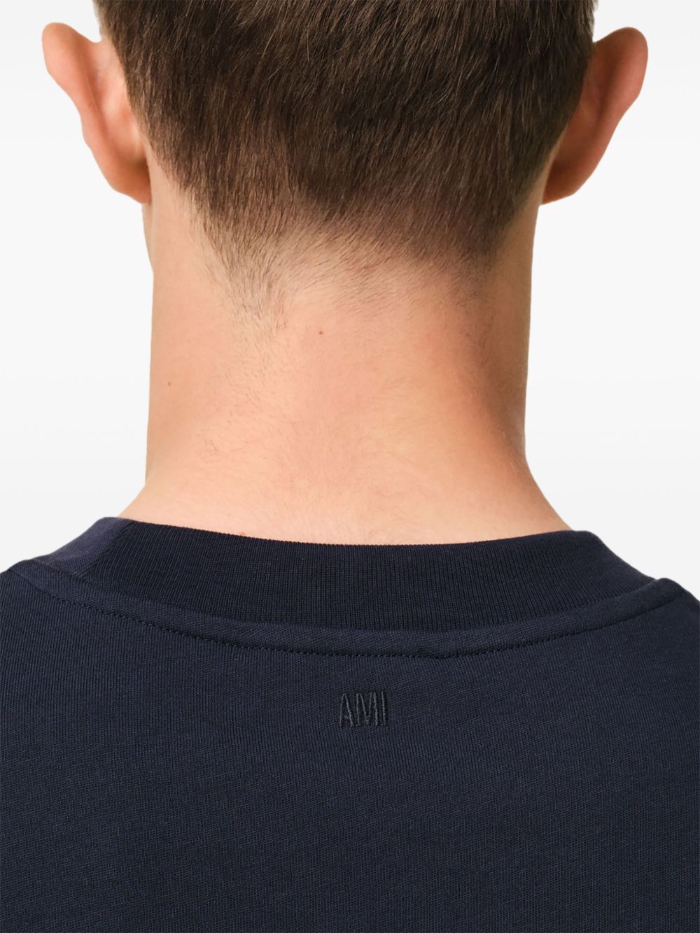 Ami Paris T-Shirts And Polos Blue Cotton