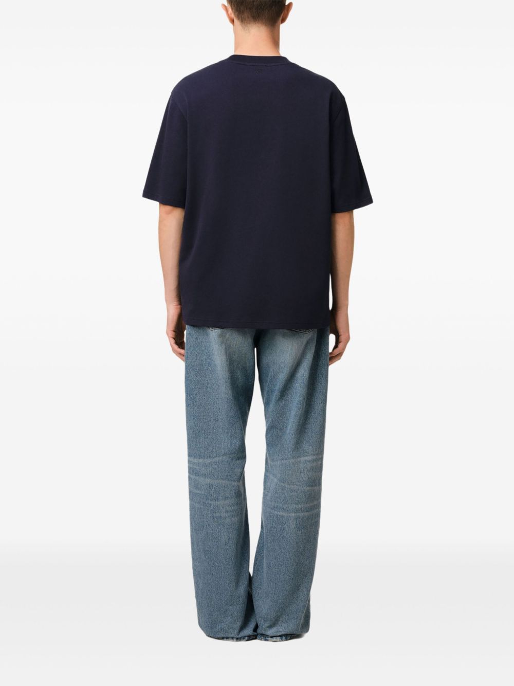 Ami Paris T-Shirts And Polos Blue Cotton