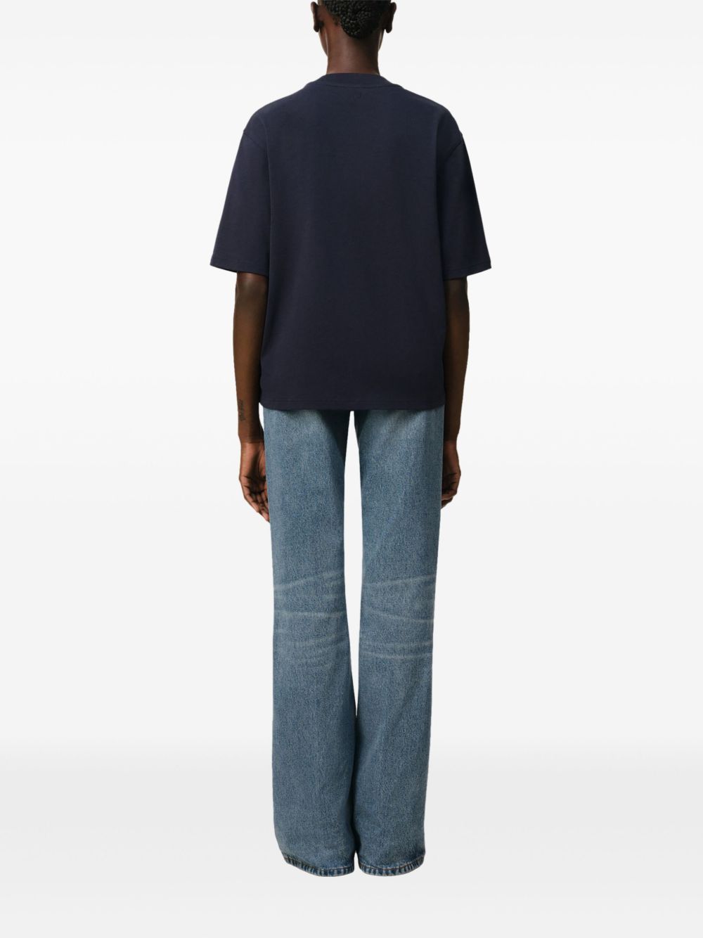 Ami Paris T-Shirts And Polos Blue Cotton