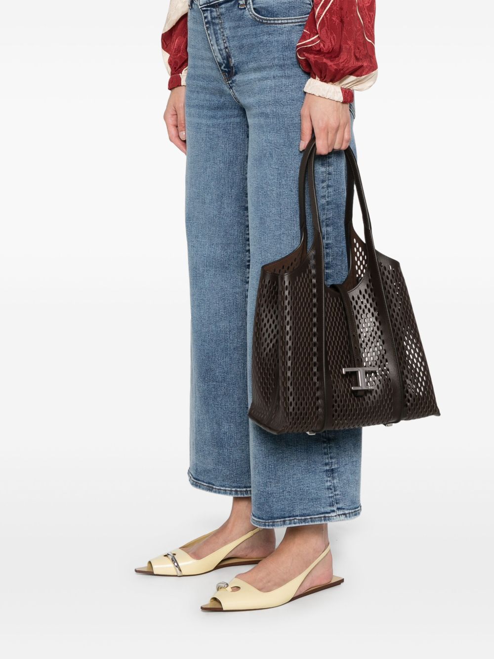 Tods Bags Marrone Scuro Calf Leather