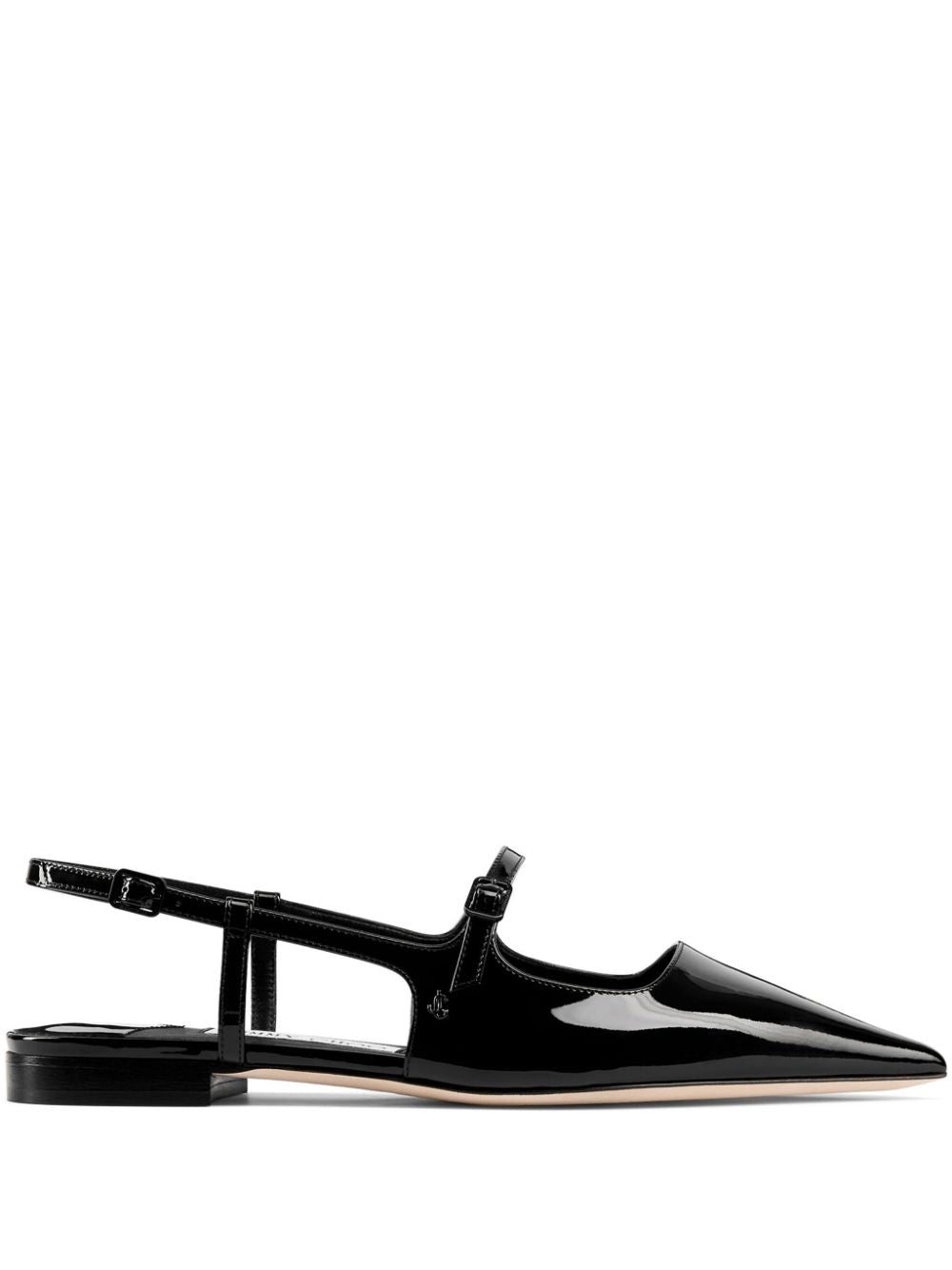 Jimmy Choo Flat shoes Black Calf Leather