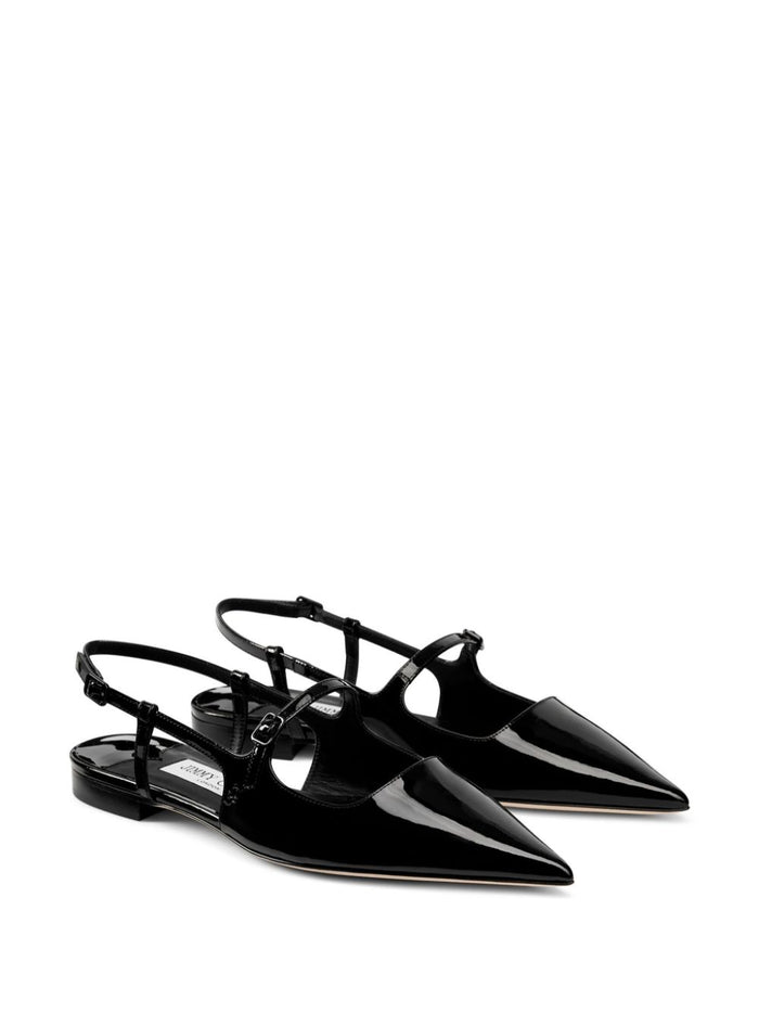 Jimmy Choo Flat shoes Black Calf Leather
