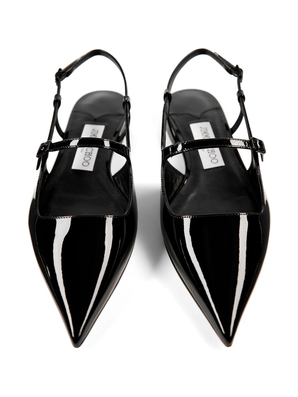 Jimmy Choo Flat shoes Black Calf Leather
