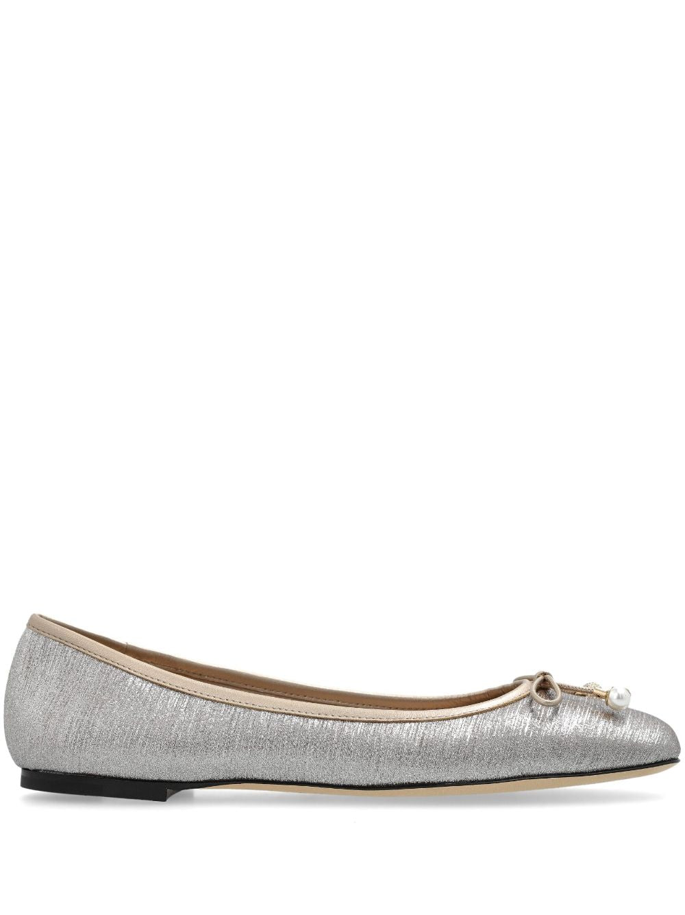 Jimmy Choo Flat Shoes Powder Leather