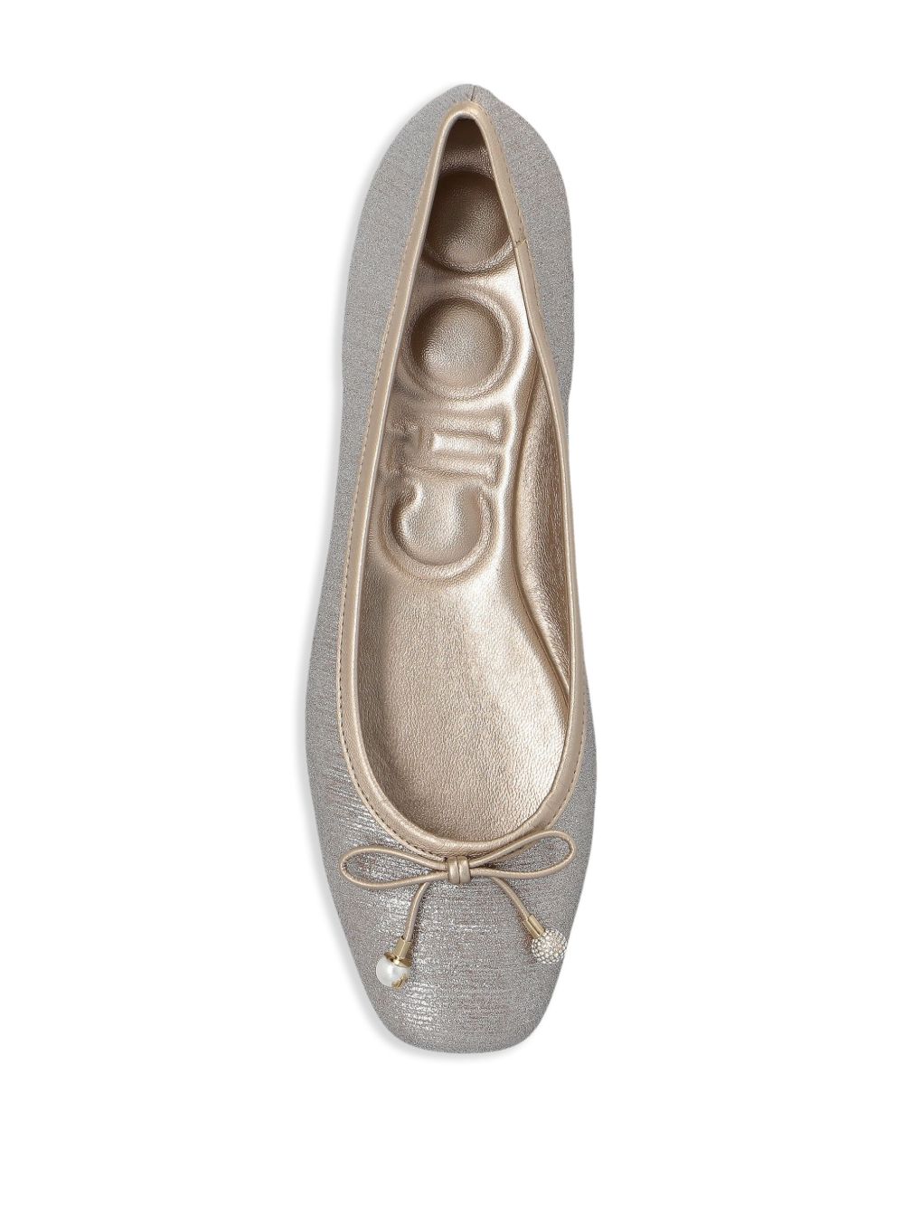 Jimmy Choo Flat Shoes Powder Leather