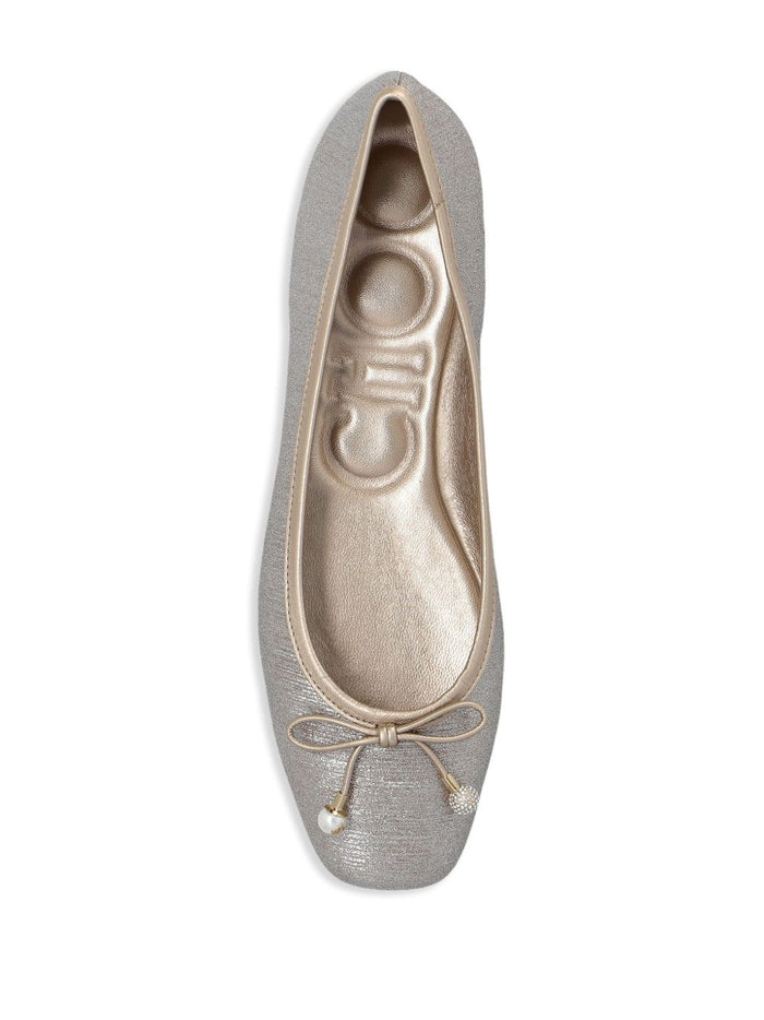 Jimmy Choo Flat Shoes Powder Leather