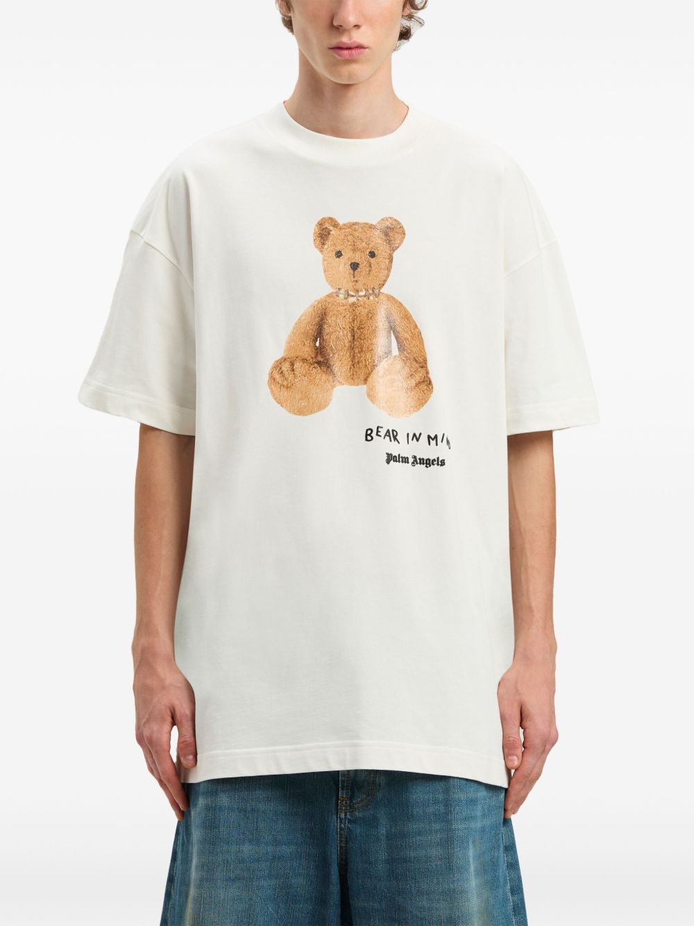 Palm Angels T-Shirts And Polos White Cotton