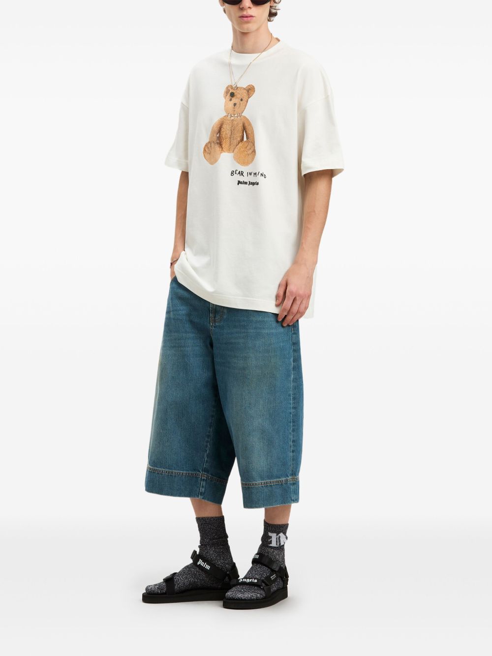 Palm Angels T-Shirts And Polos White Cotton