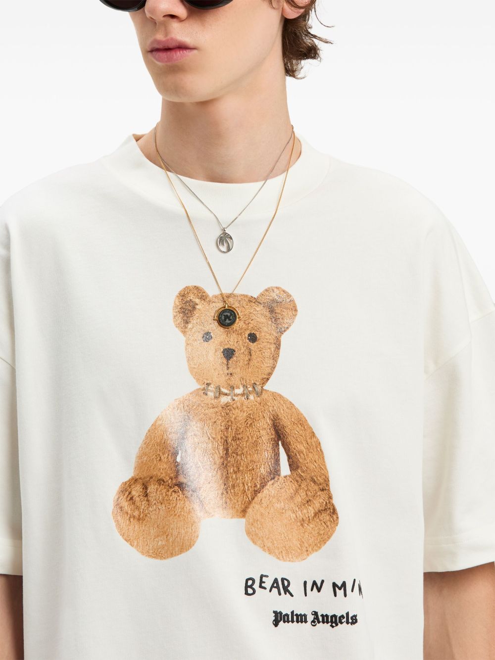 Palm Angels T-Shirts And Polos White Cotton