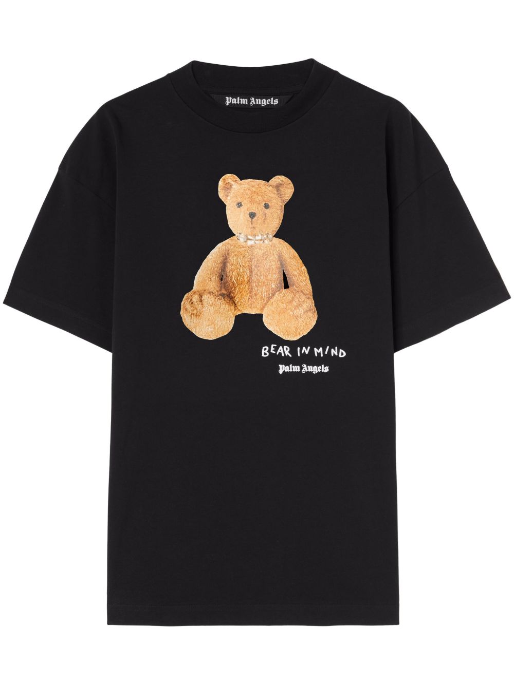 Palm Angels T-Shirts And Polos Black Cotton