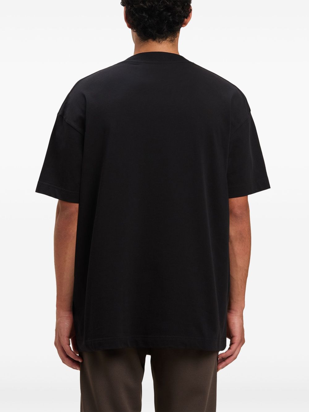 Palm Angels T-Shirts And Polos Black Cotton