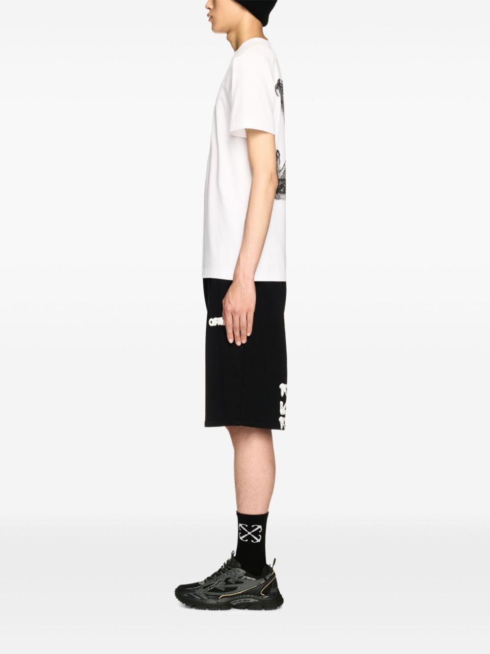 Off White T-Shirts And Polos Natural (veg)->cotton100.0 %